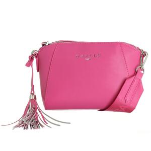 BORSA CON TRACOLLA LOGO FUXIA